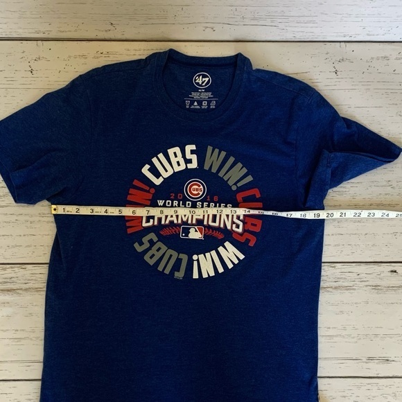 Chicago Cubs 2016 World Series Champions T-Shirt. Men’s medium. MLB - Picture 4 of 7